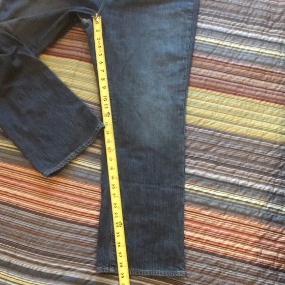 L.L.Bean Flannel Lined High Waist Classic Fit Jeans size 16P - Picture 13 of 13